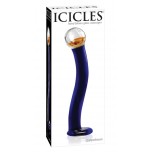 Фаллоимитатор стеклянный “ICICLES #17”, 19Х2,5 см