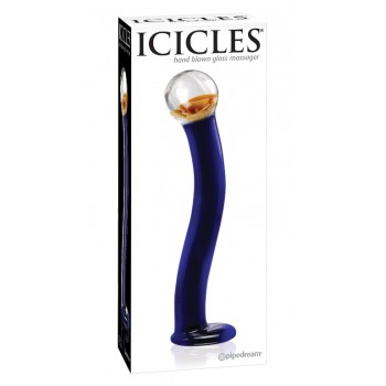 Фаллоимитатор стеклянный “ICICLES #17”, 19Х2,5 см